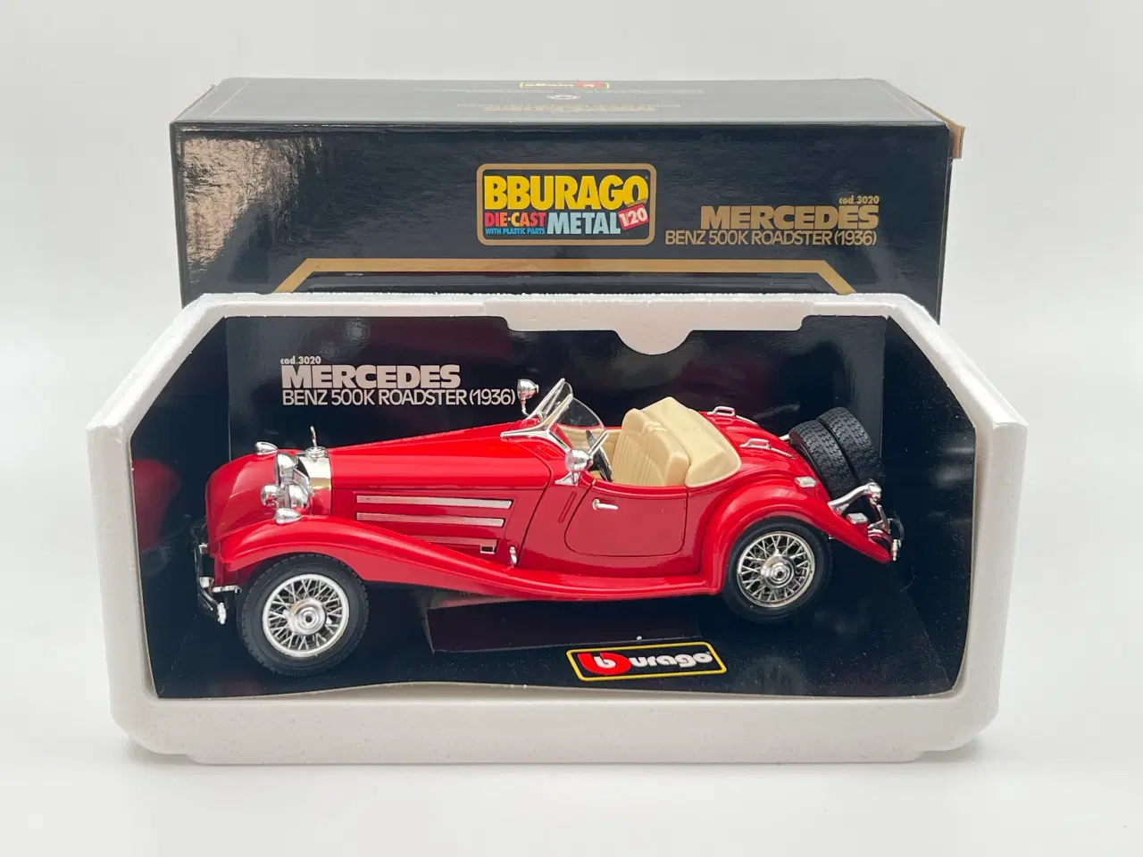 Billede 8 - 1936 Mercedes-Benz 500K Roadster 1:18 (1:20)