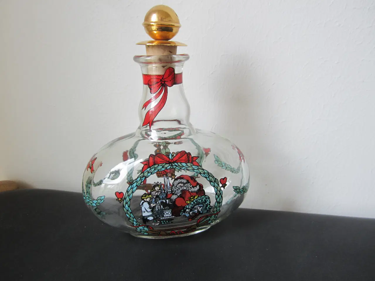 Billede 3 - Jingle Bell julekaraffel med 2 glas