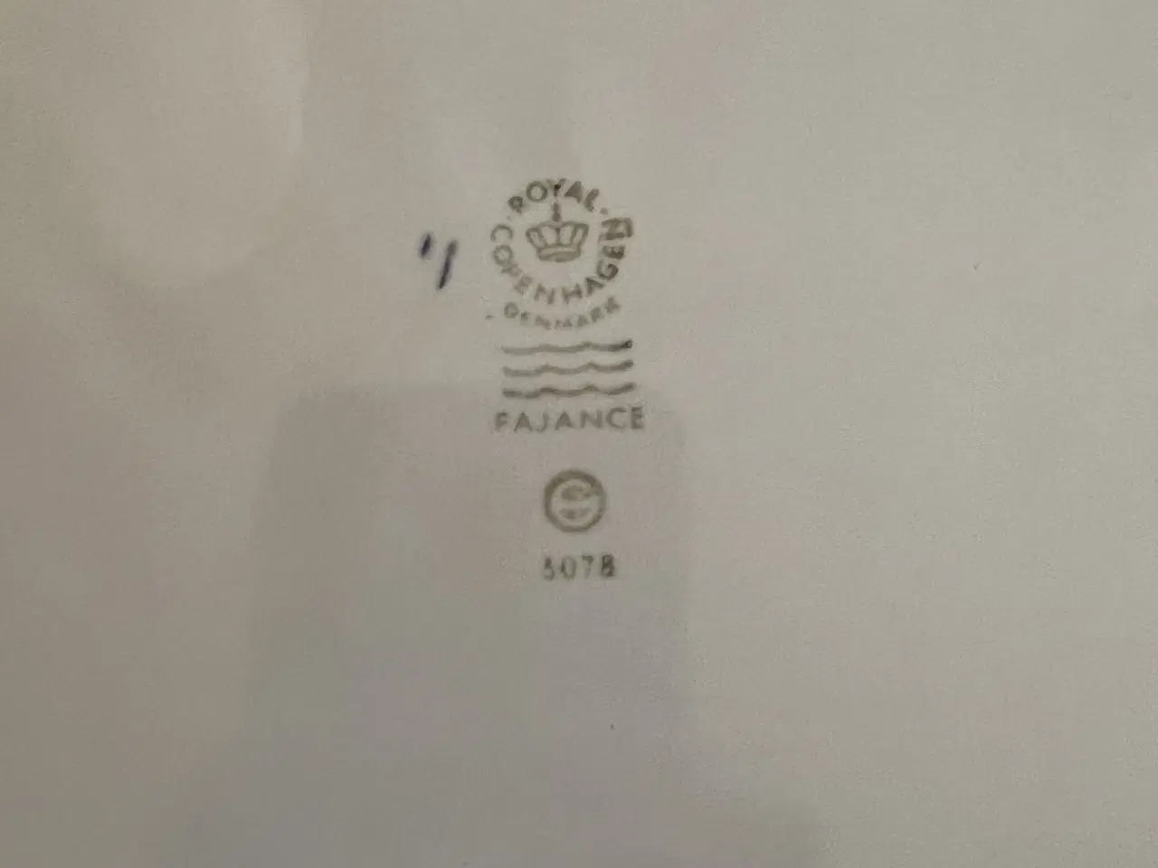 Billede 2 - Royal Copenhagen Blåkant fad – model 307