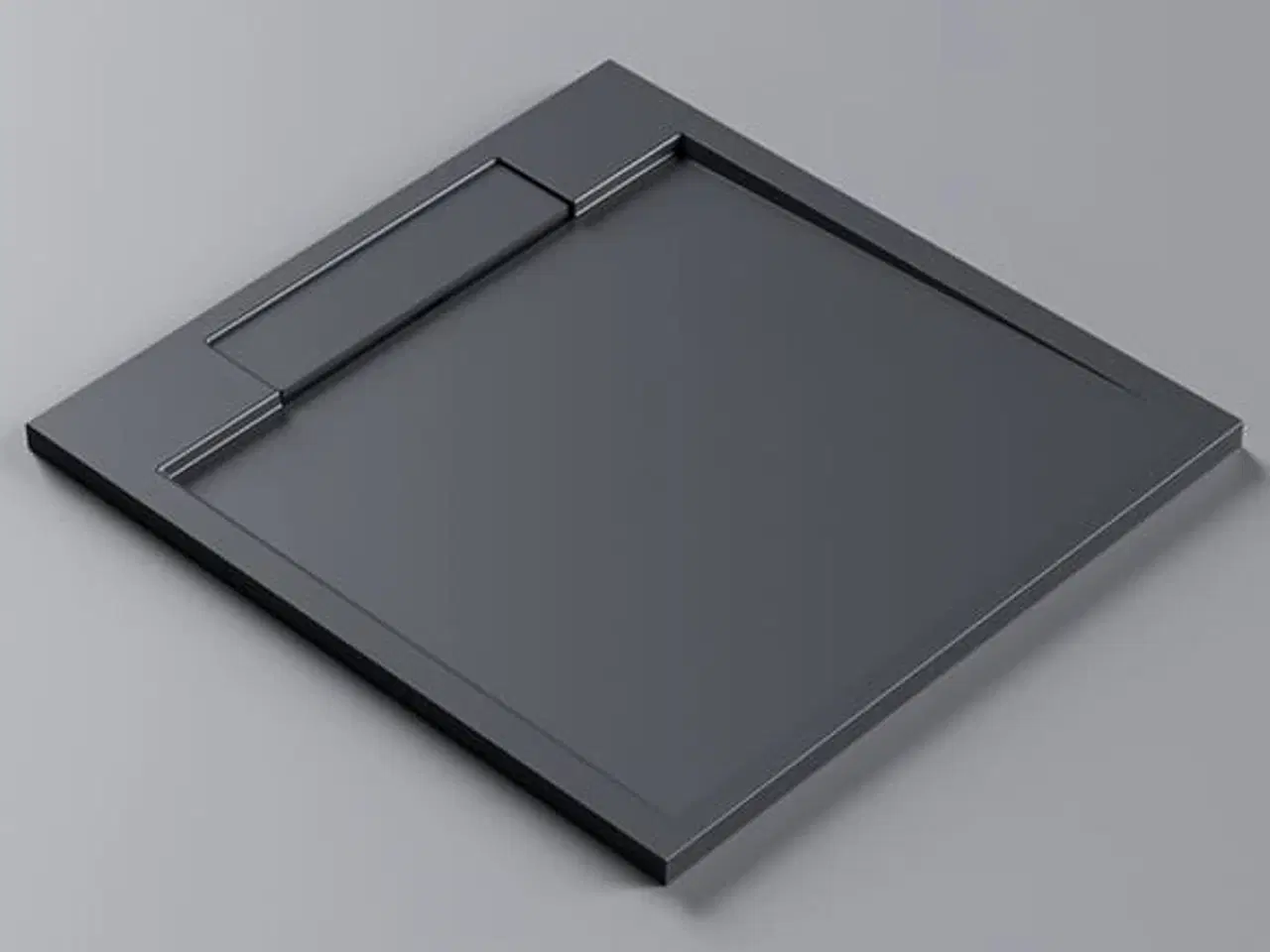 Billede 1 - Brusebund af massiv sten 