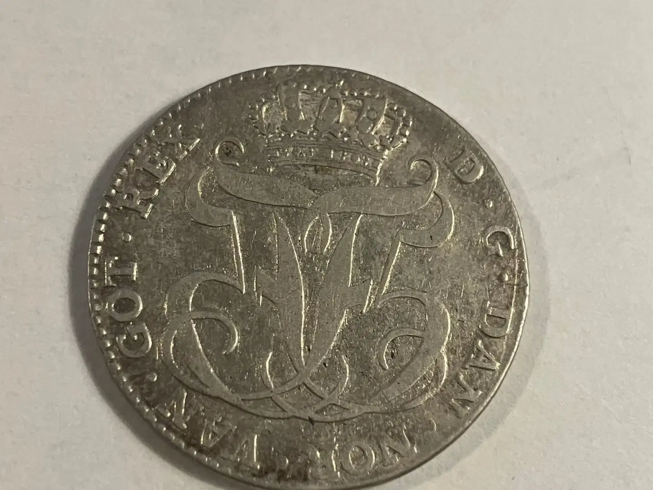 Billede 2 - 24 skilling 1757 Denmark