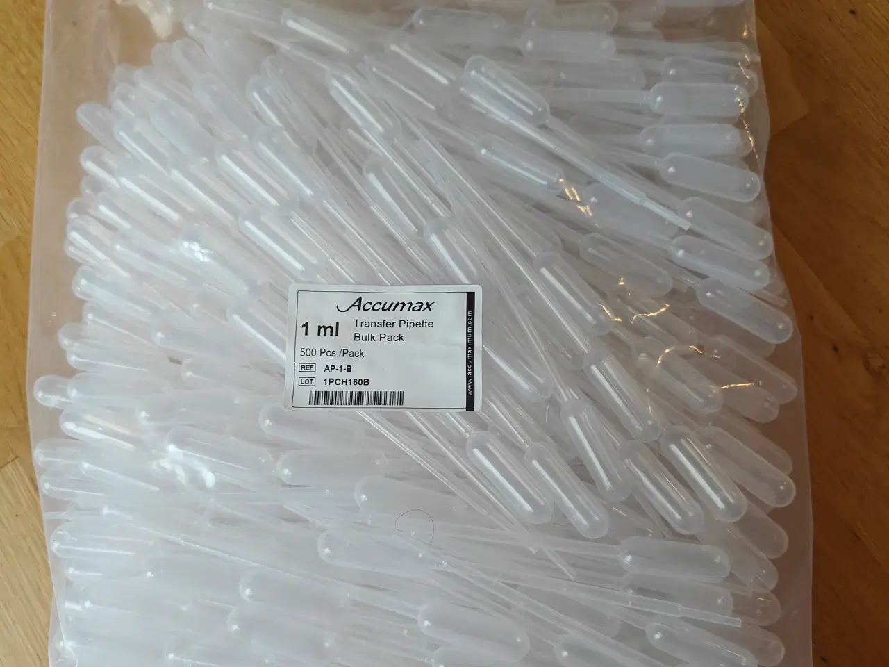 Billede 1 - 500 Stks. Transfer Pipette 1 ml.