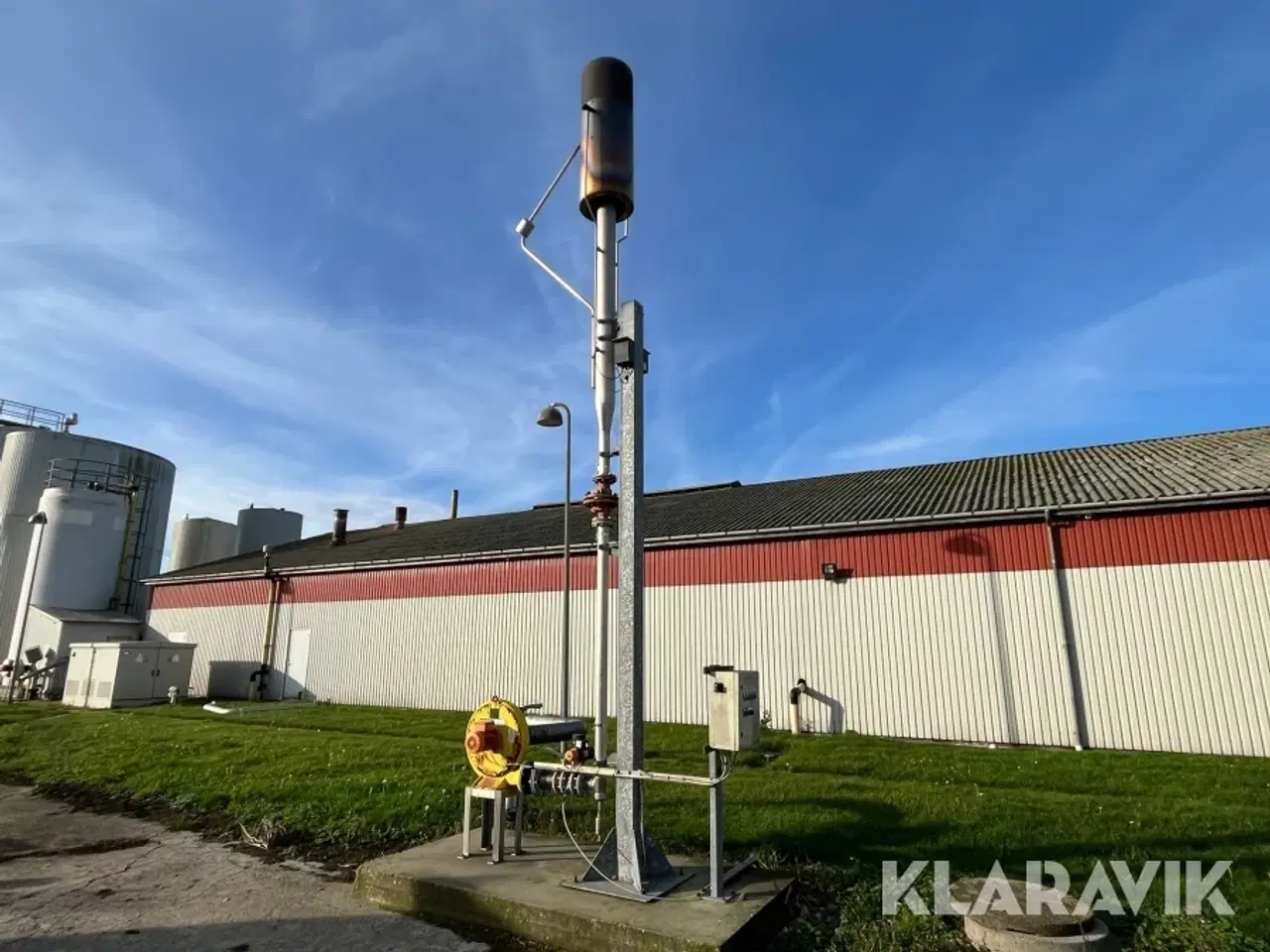 Billede 2 - Biogas booster Meidinger A-GRZ48/120/500/1G med flamme tårn