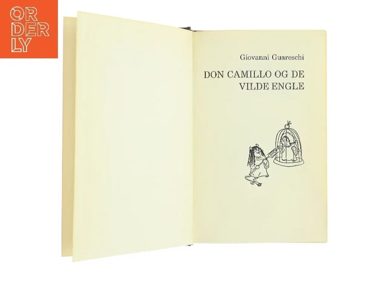 Billede 1 - Antik bog med flot indbinding. Don Camillo og de vilde engle af Giovanni Guareschi (Bog)