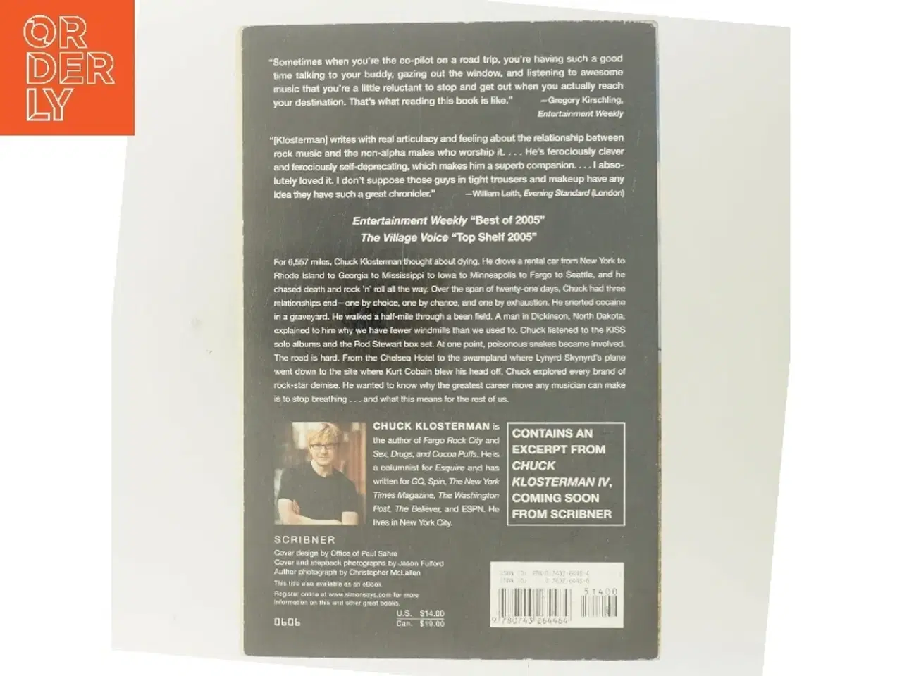 Billede 3 - Killing Yourself to Live af Chuck Klosterman (Bog)