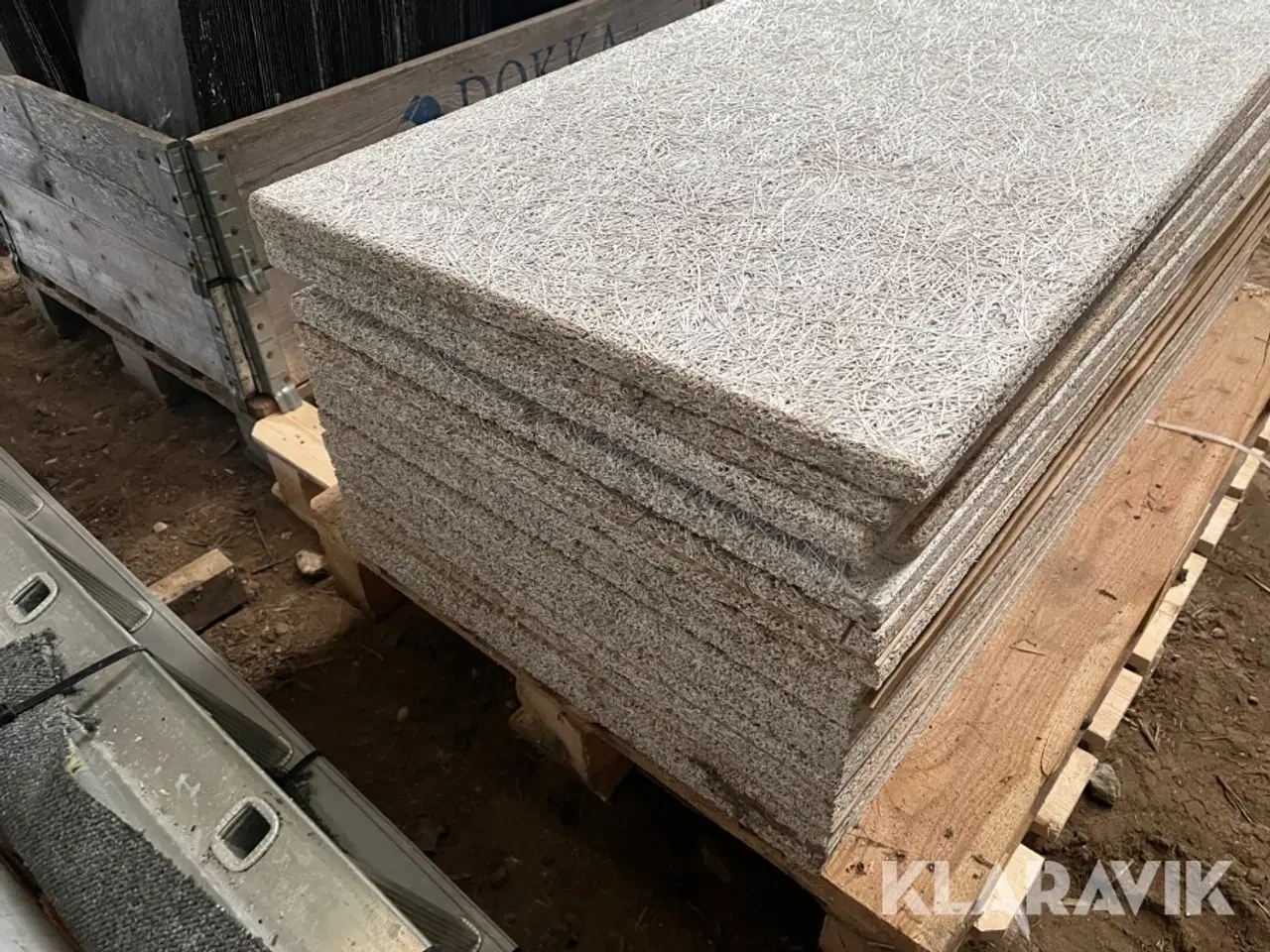 Billede 3 - Loftplader Træbeton hvid / fin - 16 styk