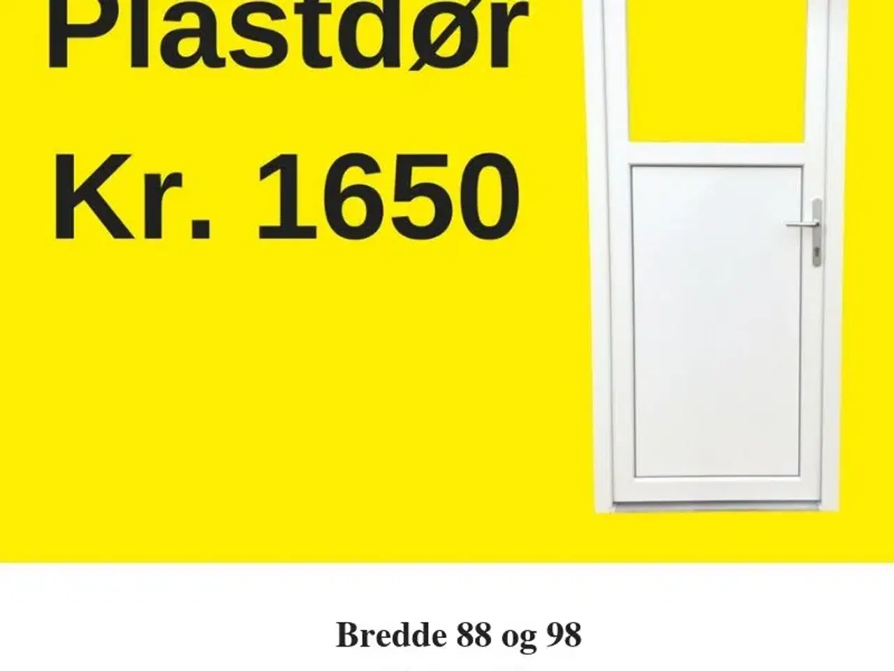 Billede 3 - Ny plastdør 90x200