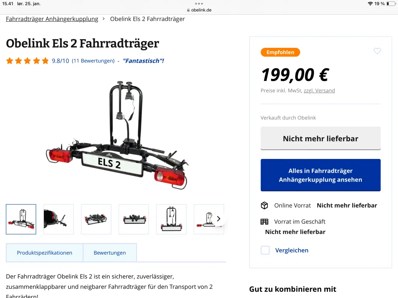 Billede 5 - Cykelholder til bil