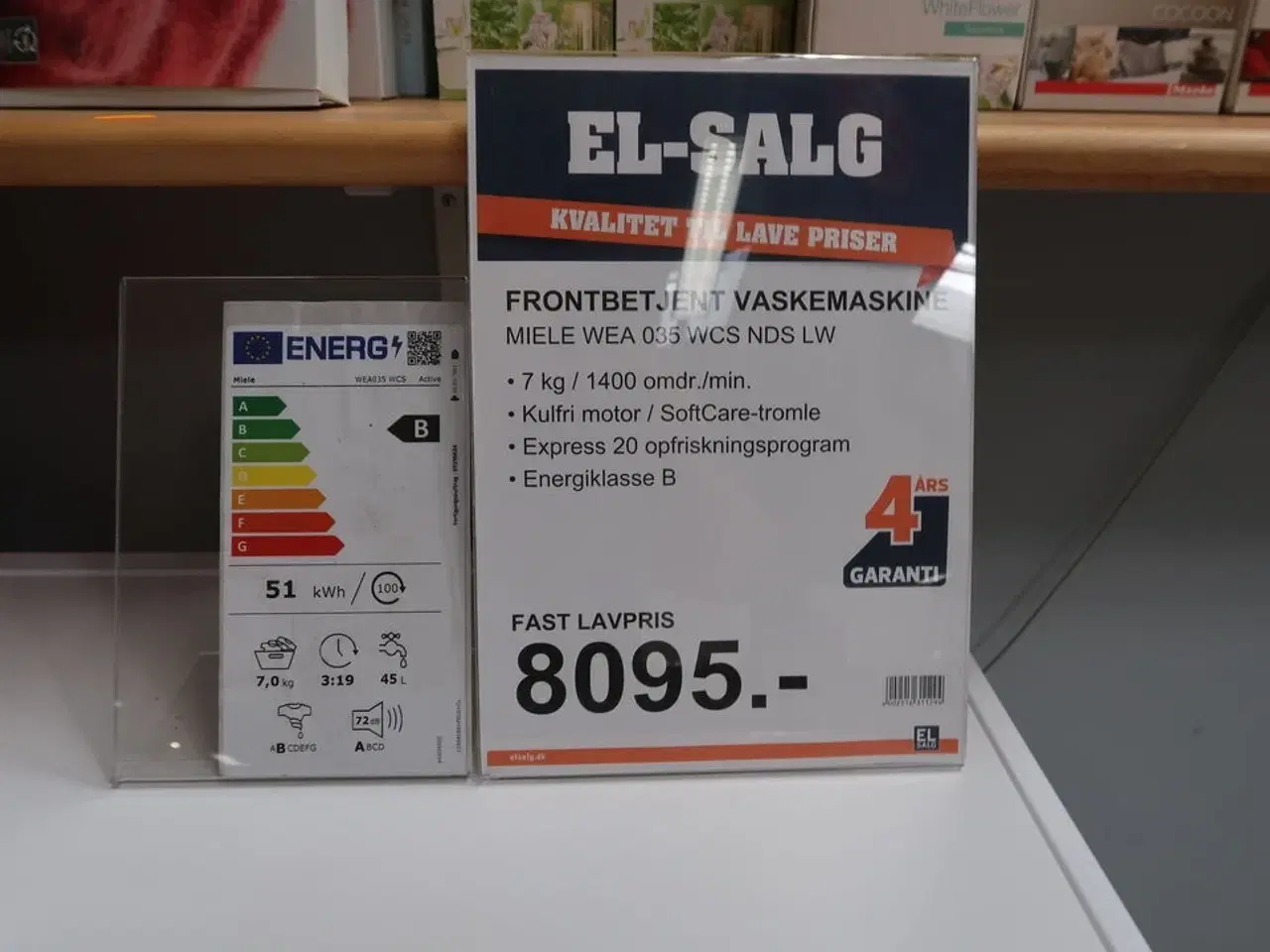 Billede 2 - Vaskemaskine MIELE WEA 035 WCS NDS LW