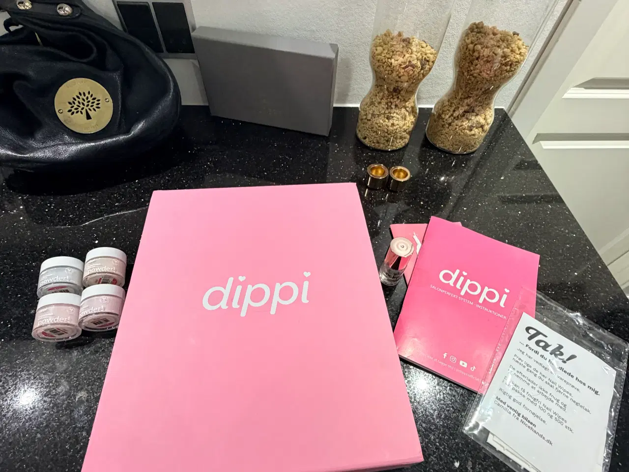 Billede 5 - Dippi Powder neglesæt pink 