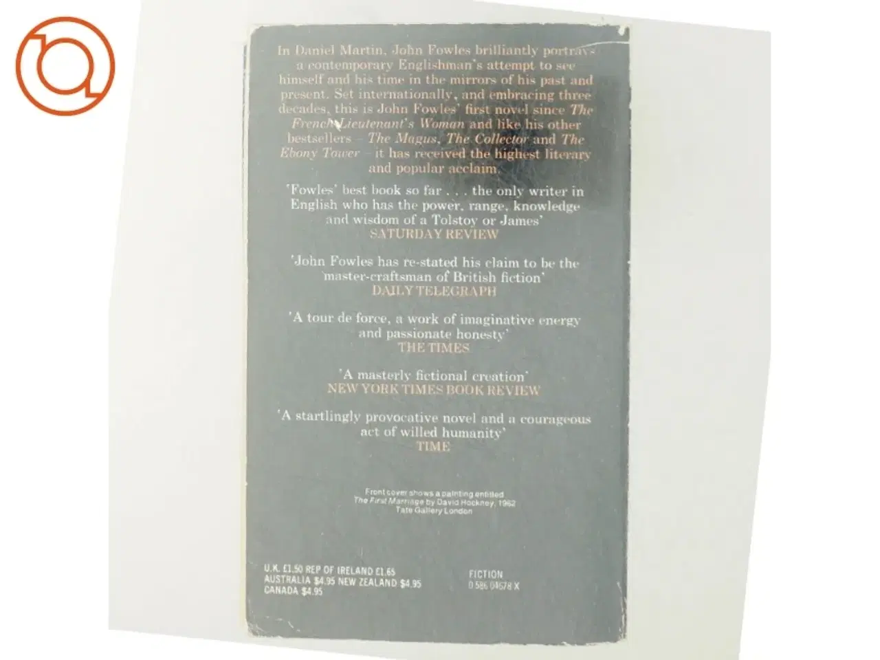 Billede 3 - John Fowles - Daniel Martin Bog