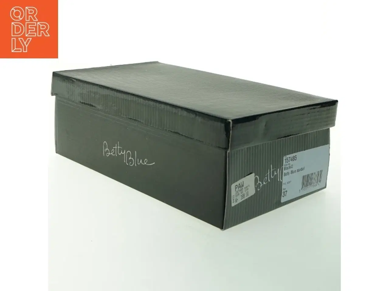 Billede 8 - Sorte højhælede sandaler med dekoration fra Betty Blue (str. 37 cm)