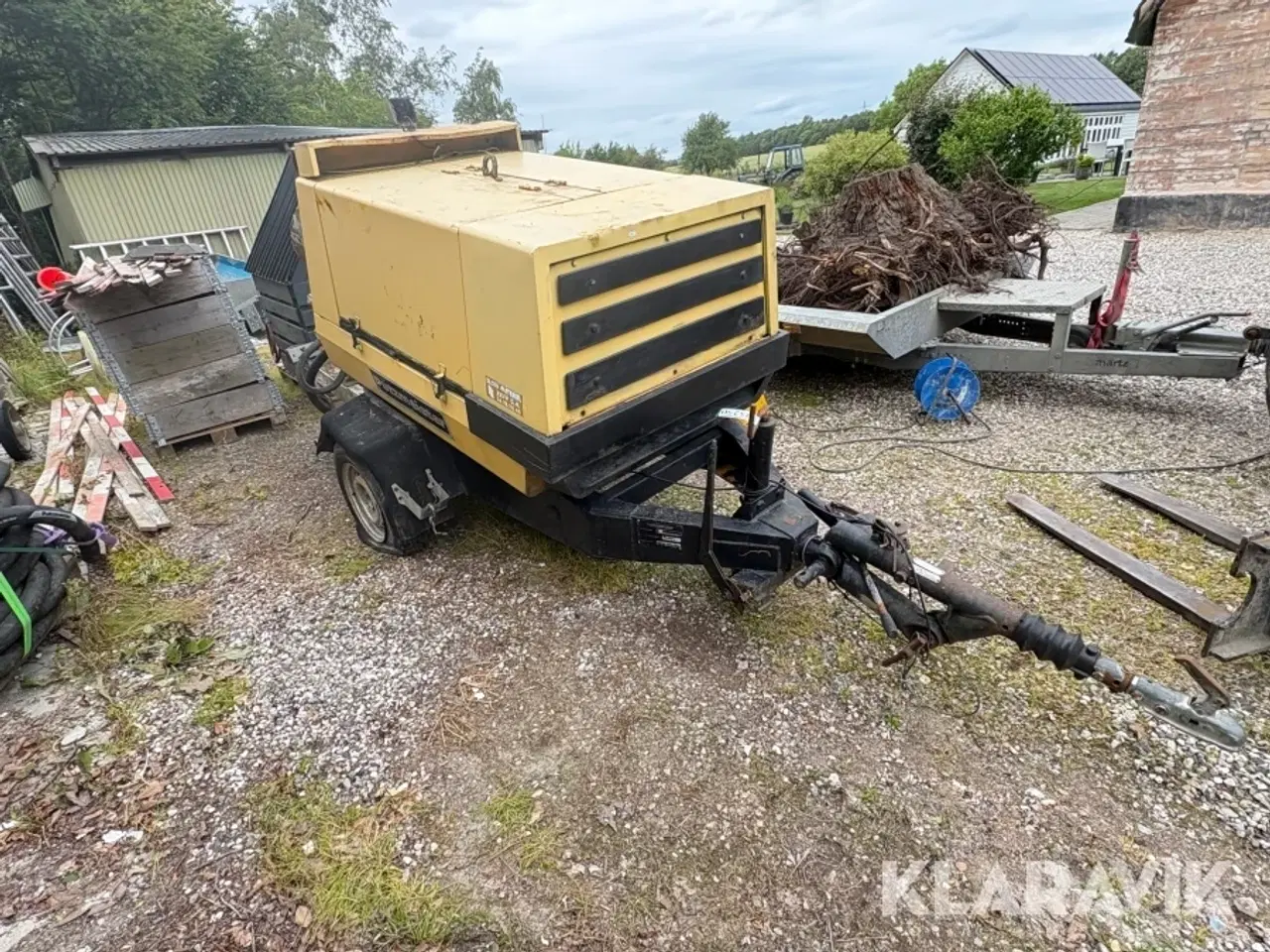 Billede 3 - Betonkanon med kompressor Putzmeister / Atlas Copco XAS 60
