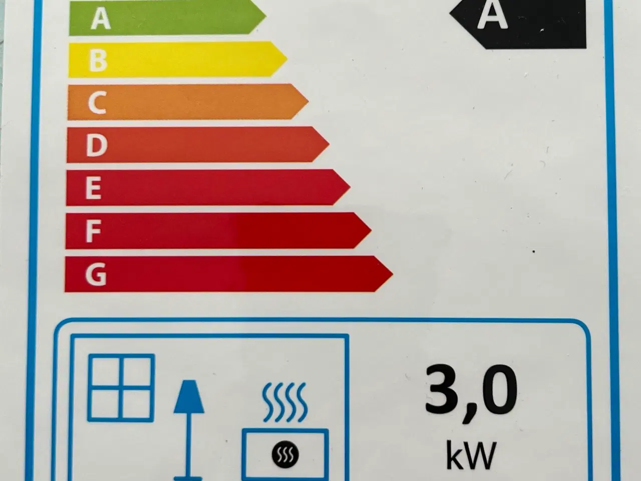 Billede 4 - Zibro LC-30 varmeovn 3,0 kW sølv