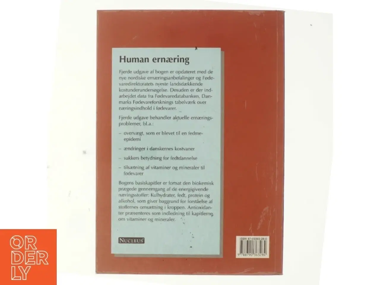 Billede 3 - Human ernæring : grundbog i ernæringslære af Gustav Nedergaard (Bog)