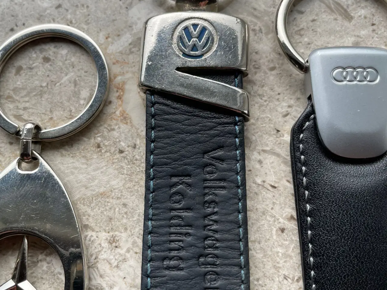 Billede 5 - VW nøglering i metal og læder