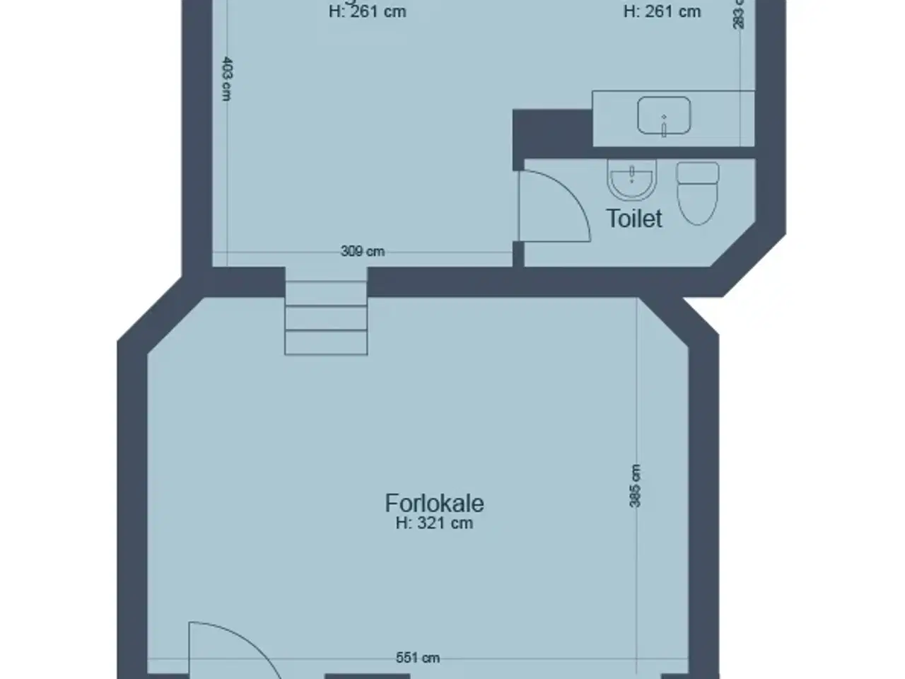 Billede 16 - Attraktiv erhvervsandel med stor synlighed. højt til loftet og egen gårdadgang – midt på Frederiksberg