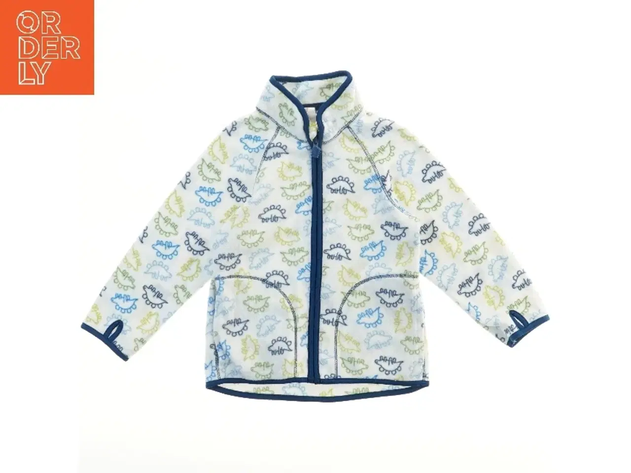 Billede 1 - Børne fleecejakke med dinosaur print fra H&M (str. 92)