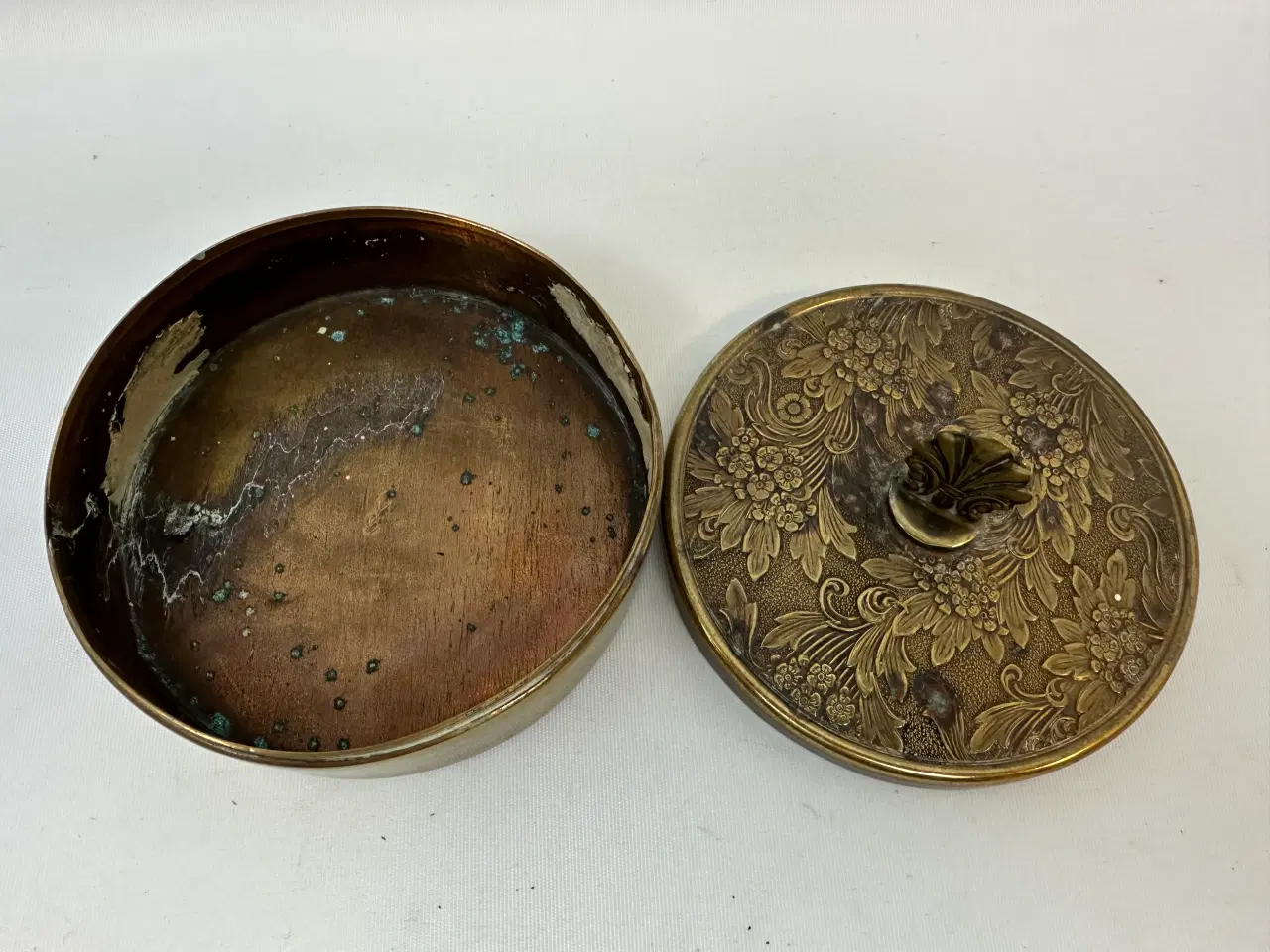 Billede 4 - Vintage messing skrin / æske