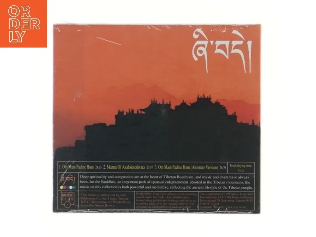 Billede 2 - Tibetan Incantations CD