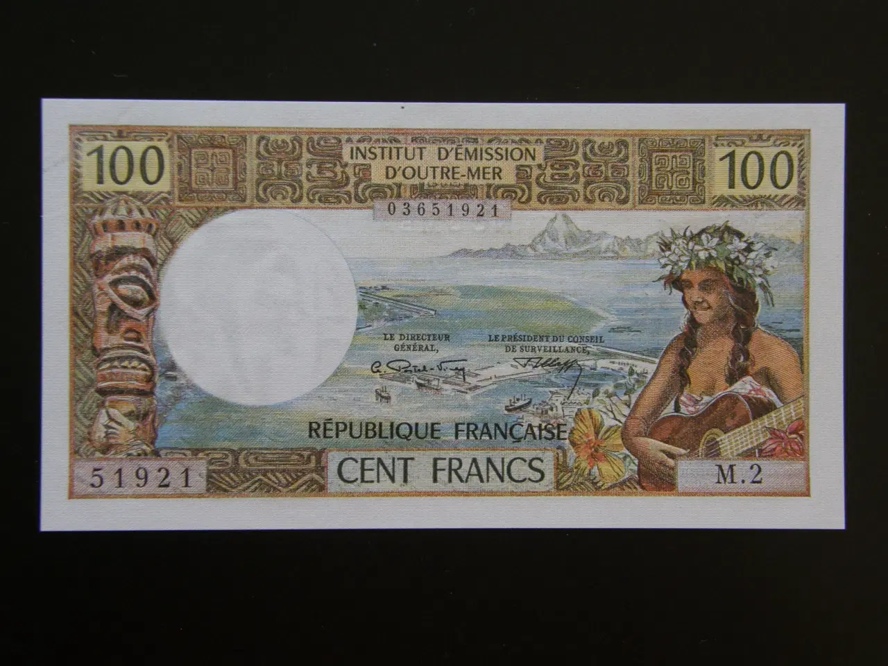 Billede 1 - New Caledonia  100 Francs 1973  P63b  Unc.