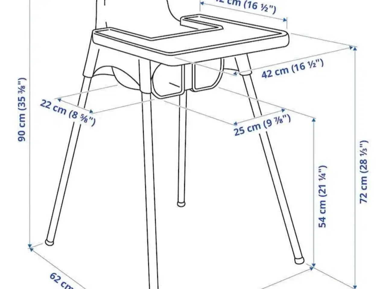 Billede 5 - Ikea højstol 