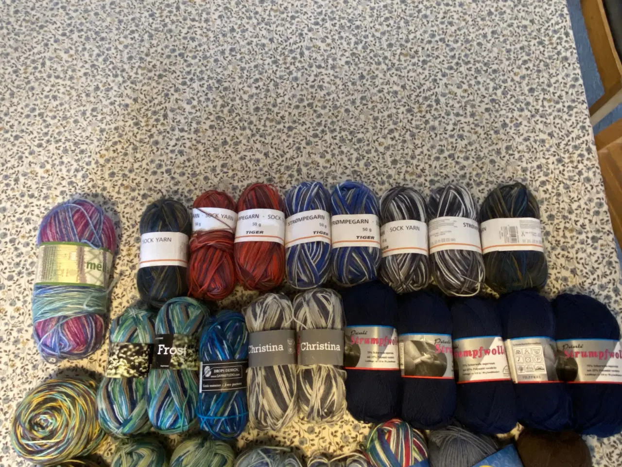 Billede 1 - Strømpegarn 