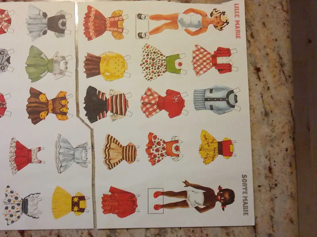 Billede 1 - Påklædningsdukker 