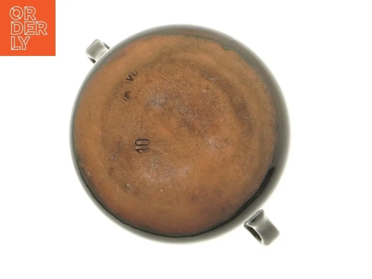 Billede 3 - Keramisk vase med håndtag (str. Ø 10 cm)