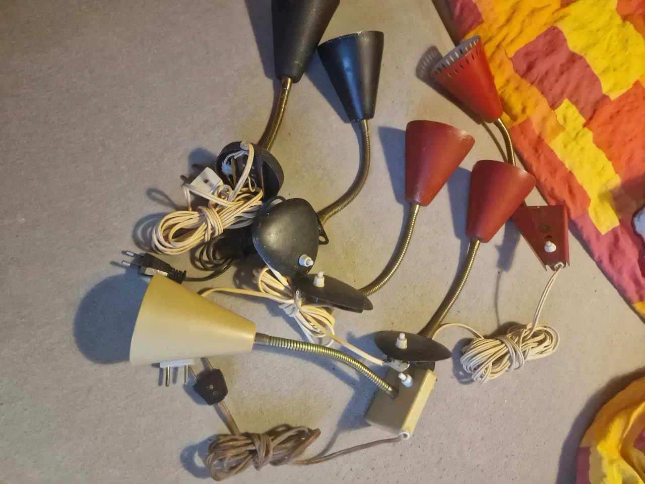 Billede 7 - Sengelamper retro