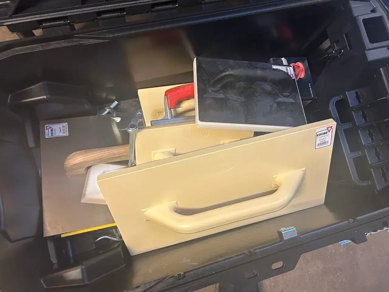 Billede 6 - MURERKASSE MED UDSTYR, MURERSKE MM. SE BILLEDER