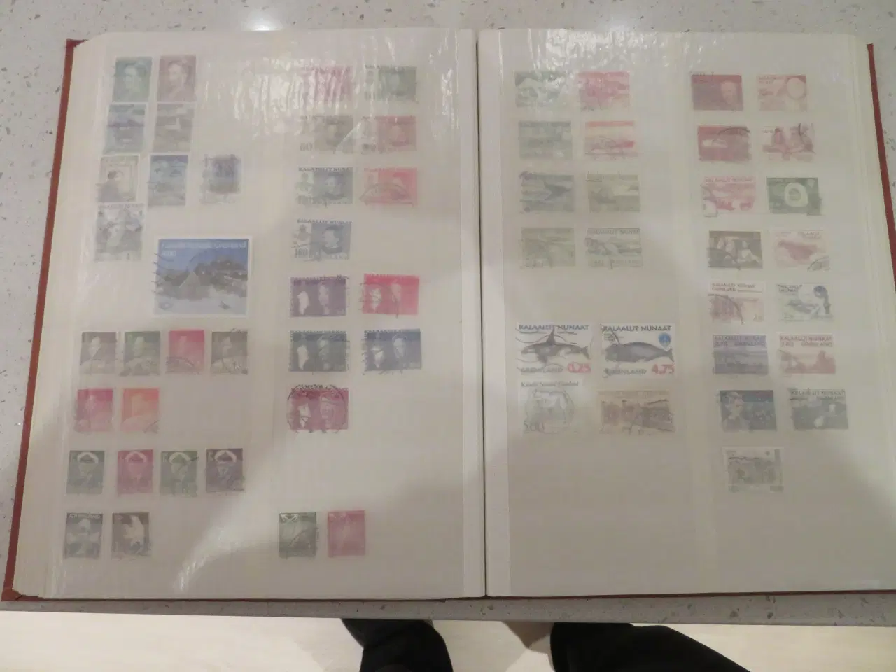 Billede 1 - Grønland, 62 forskellige frimærker