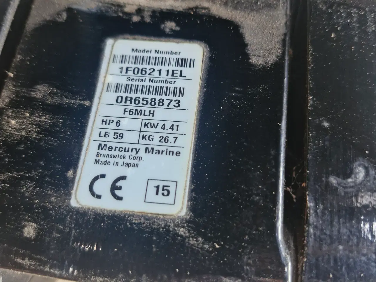 Billede 2 - 6 hk påhængsmotor 