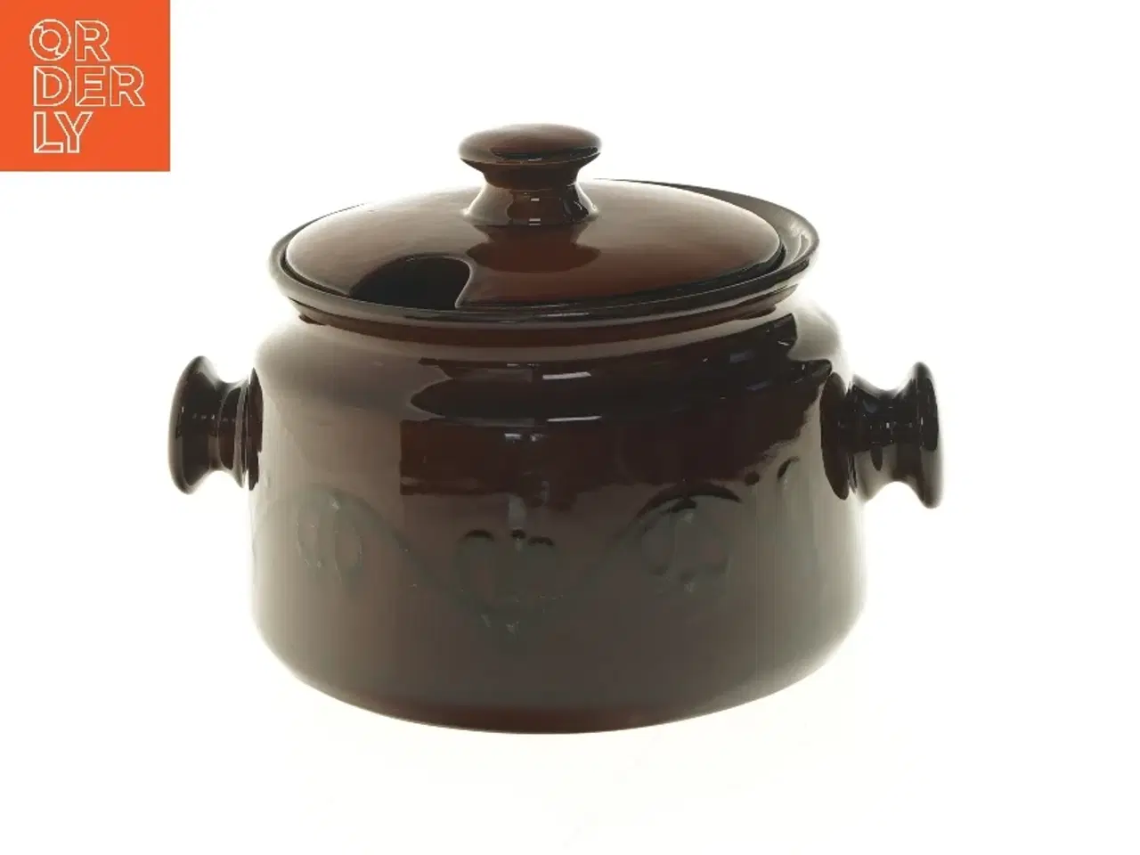 Billede 1 - Rheinsberger keramisk grydeskål med låg (str. Ø 18 cm)