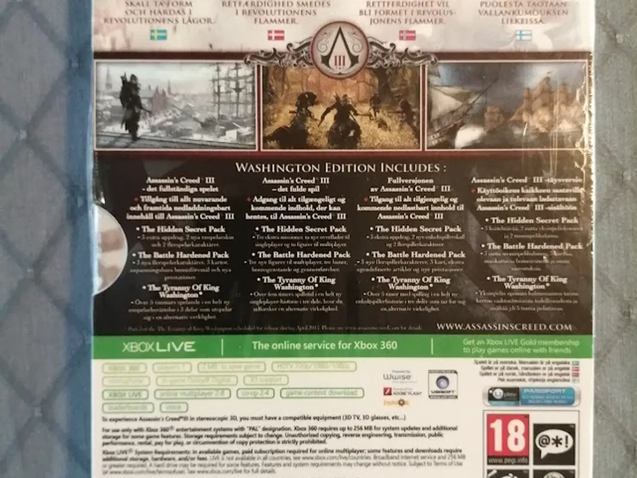 Billede 2 - Uåbnet Assassin's Creed III Washington Edition