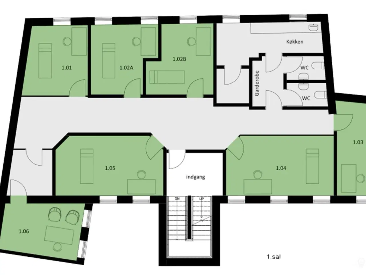 Billede 12 - EasyClinic Randers. Vestergade - lokale 1.06