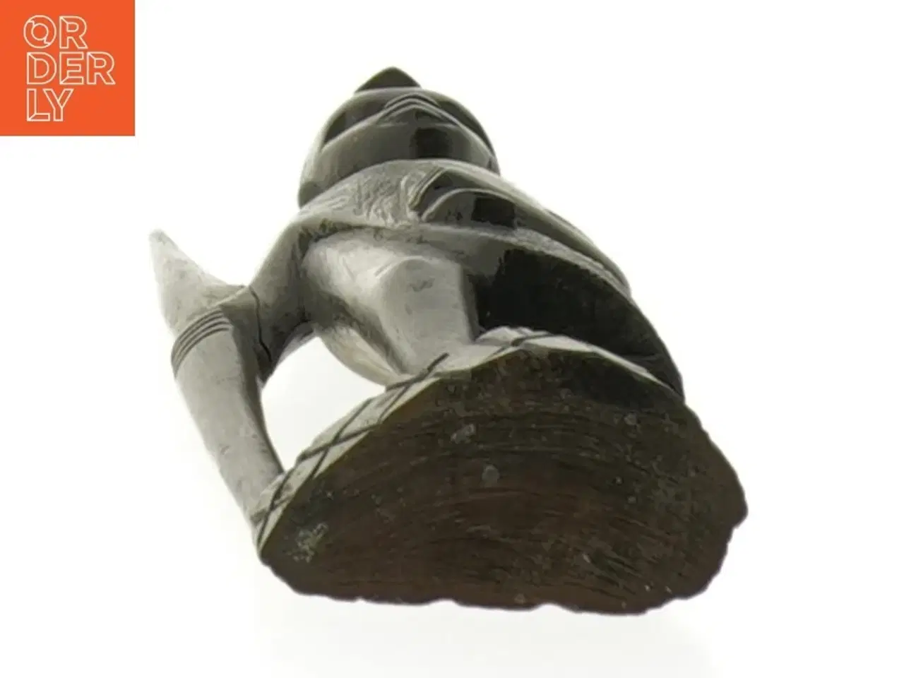 Billede 3 - Træfigur af kvinde med spyd (str. 18,5 cm)