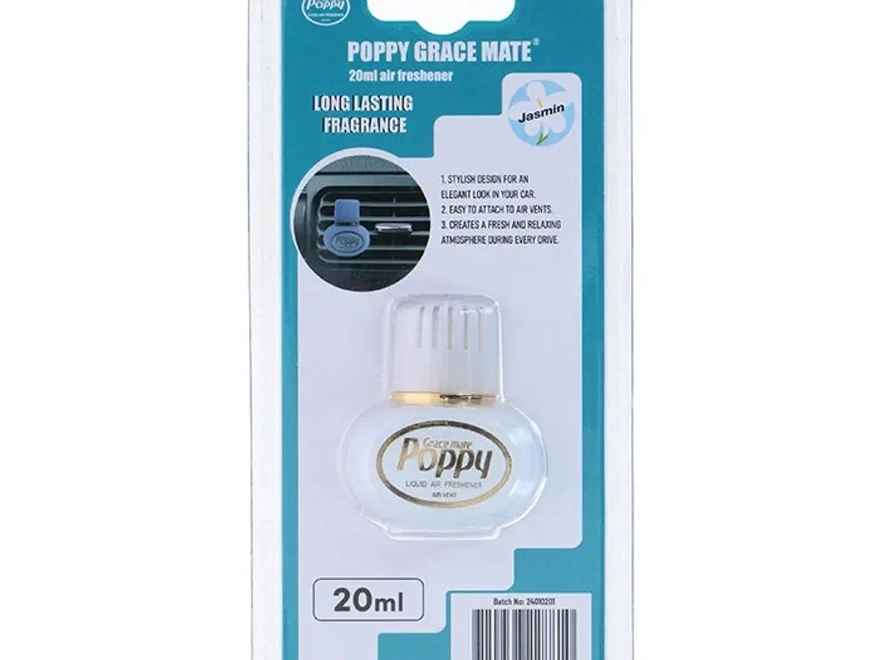 Billede 1 - Poppy mini luftfrisker Jasmin, 20 ml.