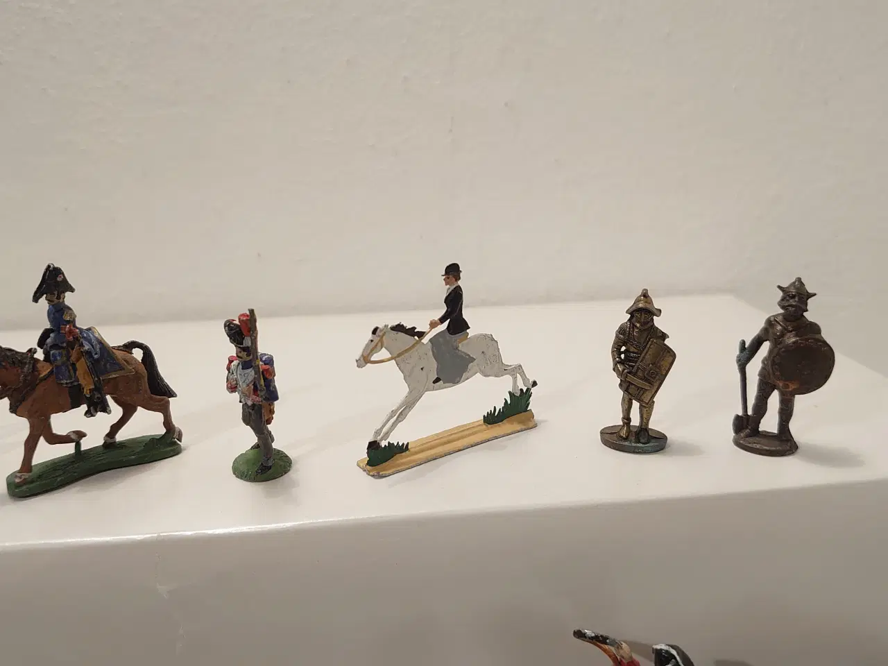 Billede 3 - 31stk gamle tinsoldater +kanon i jern og messing