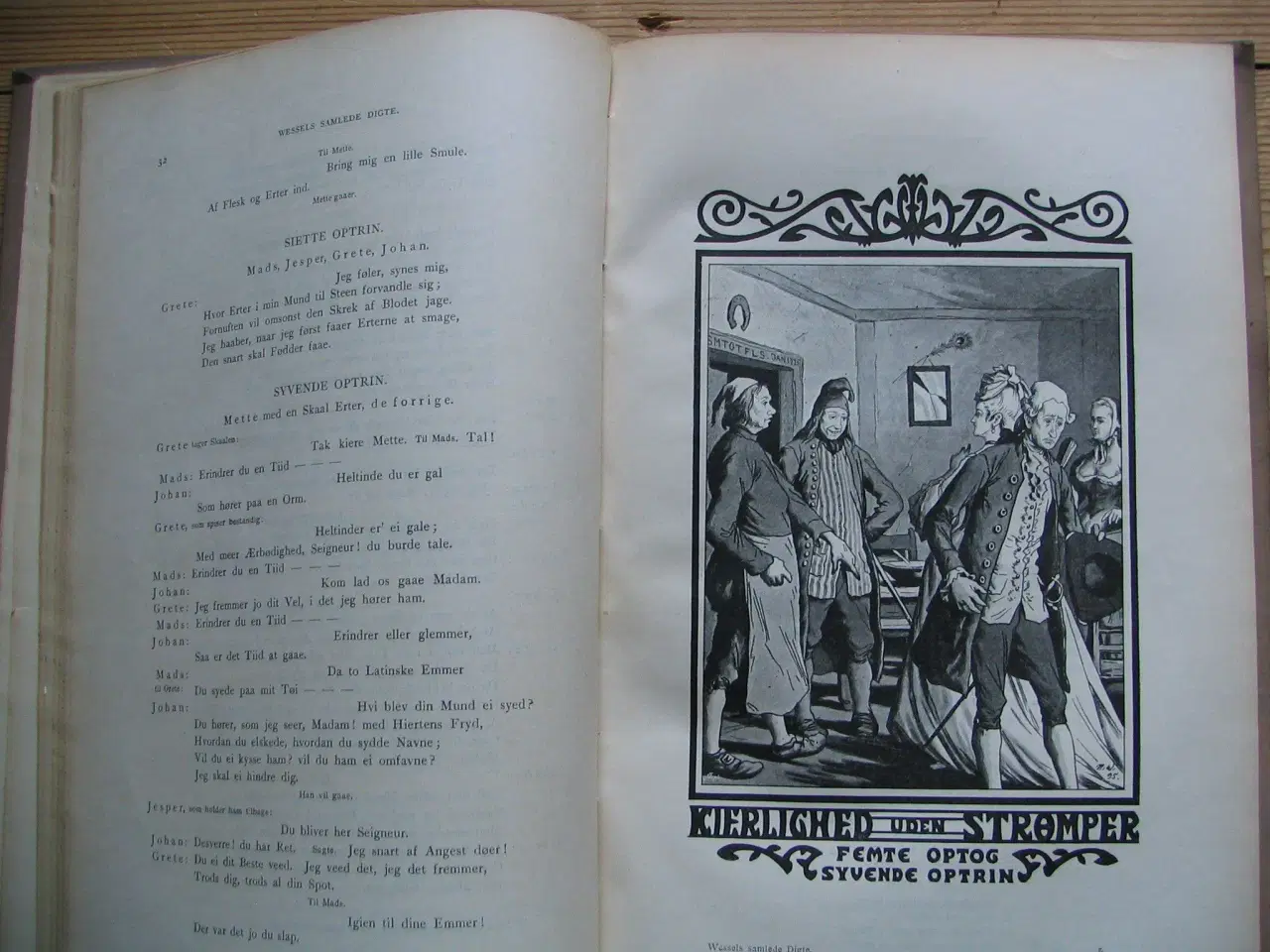 Billede 4 - J. H. Wessel. Samlede digte. fra 1901