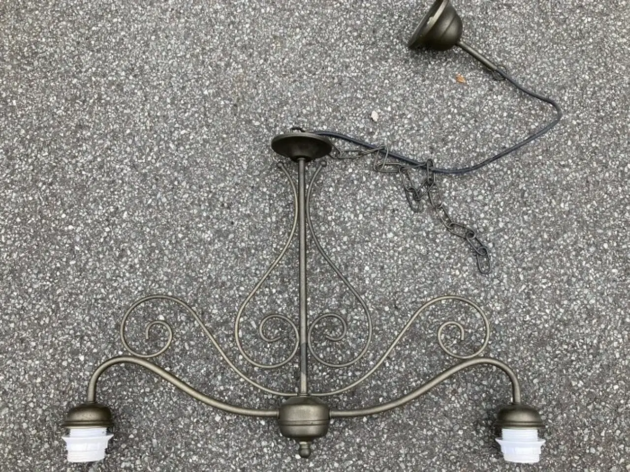 Billede 1 - Flot loftslampe i metal