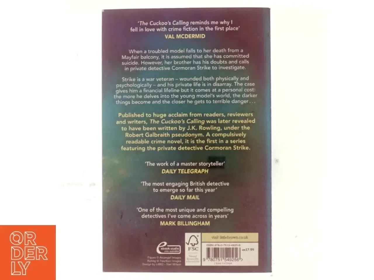 Billede 3 - The cuckoo&#39;s calling af Robert Galbraith (Bog)