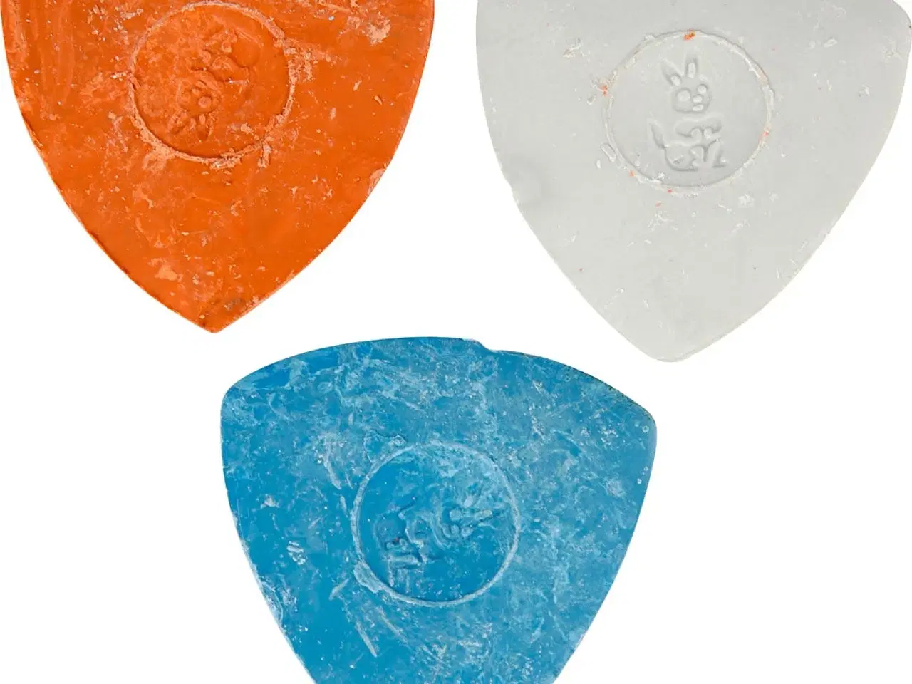 Billede 1 - Skrædderkridt 3 stk. - Blå, Rød, Hvid, 5,5 cm