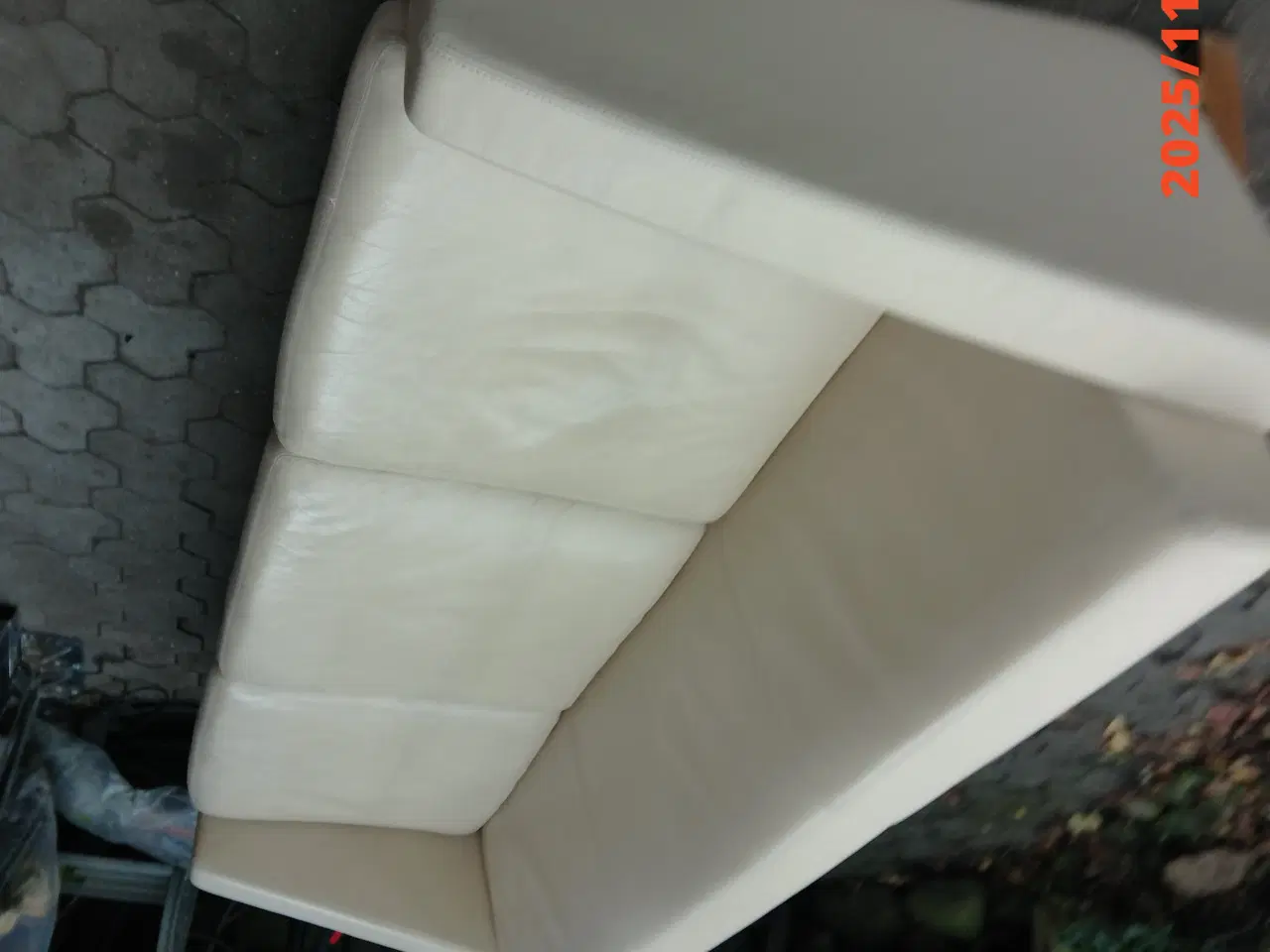 Billede 1 - Lædersofa fra trip-trap