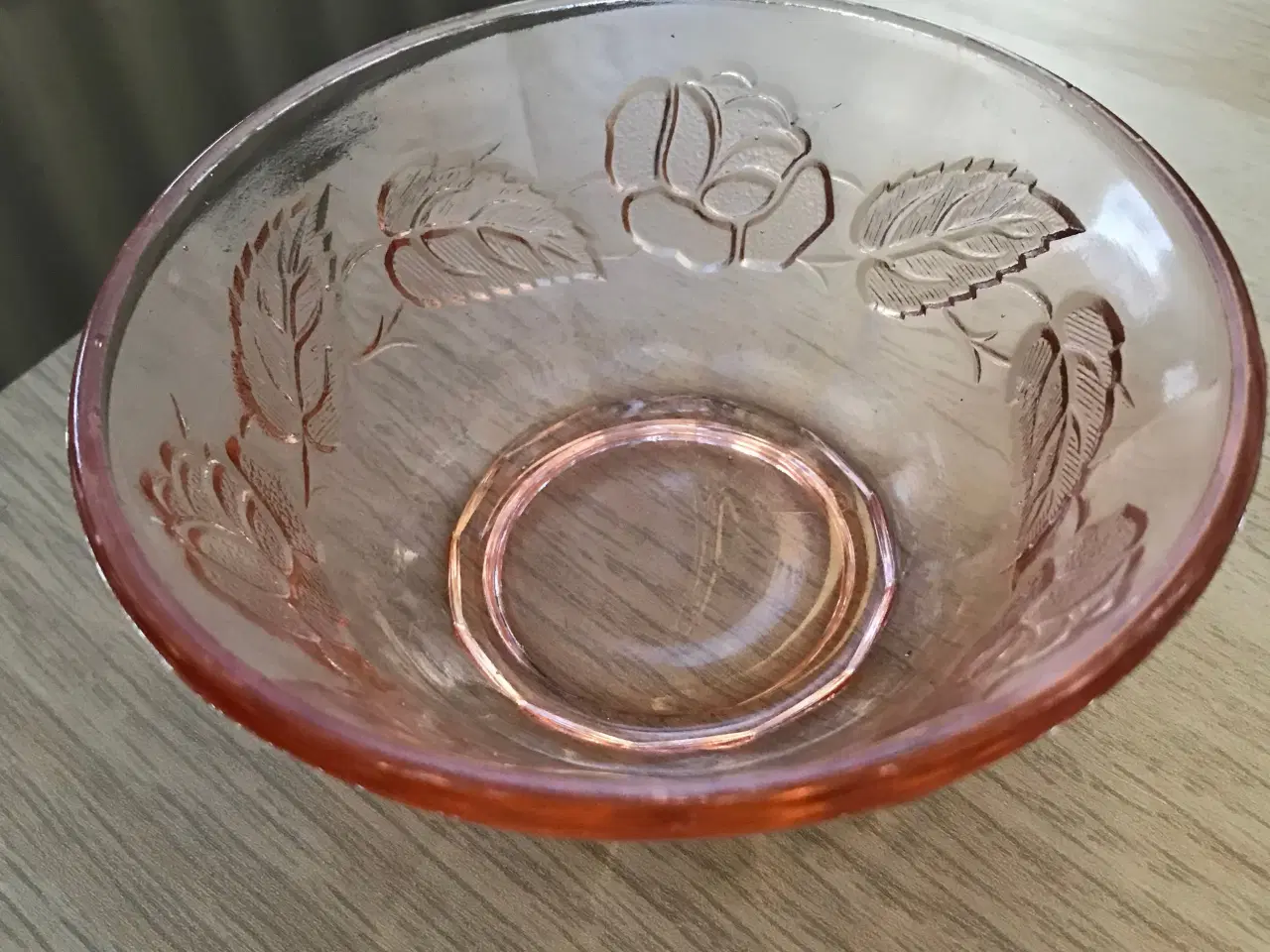 Billede 1 - Orange glas skål 