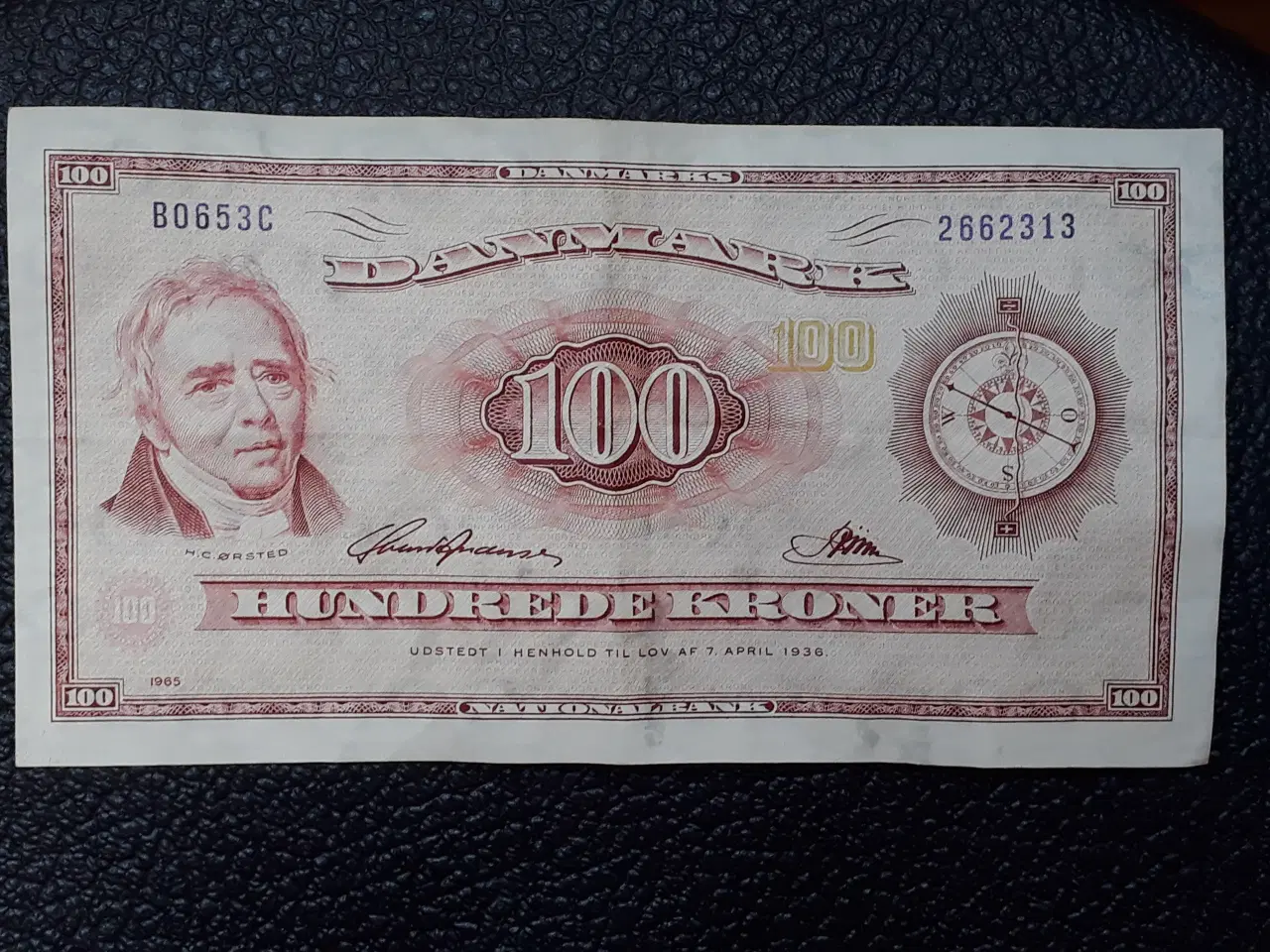 Billede 2 - 100 kroner seddel fra 1965