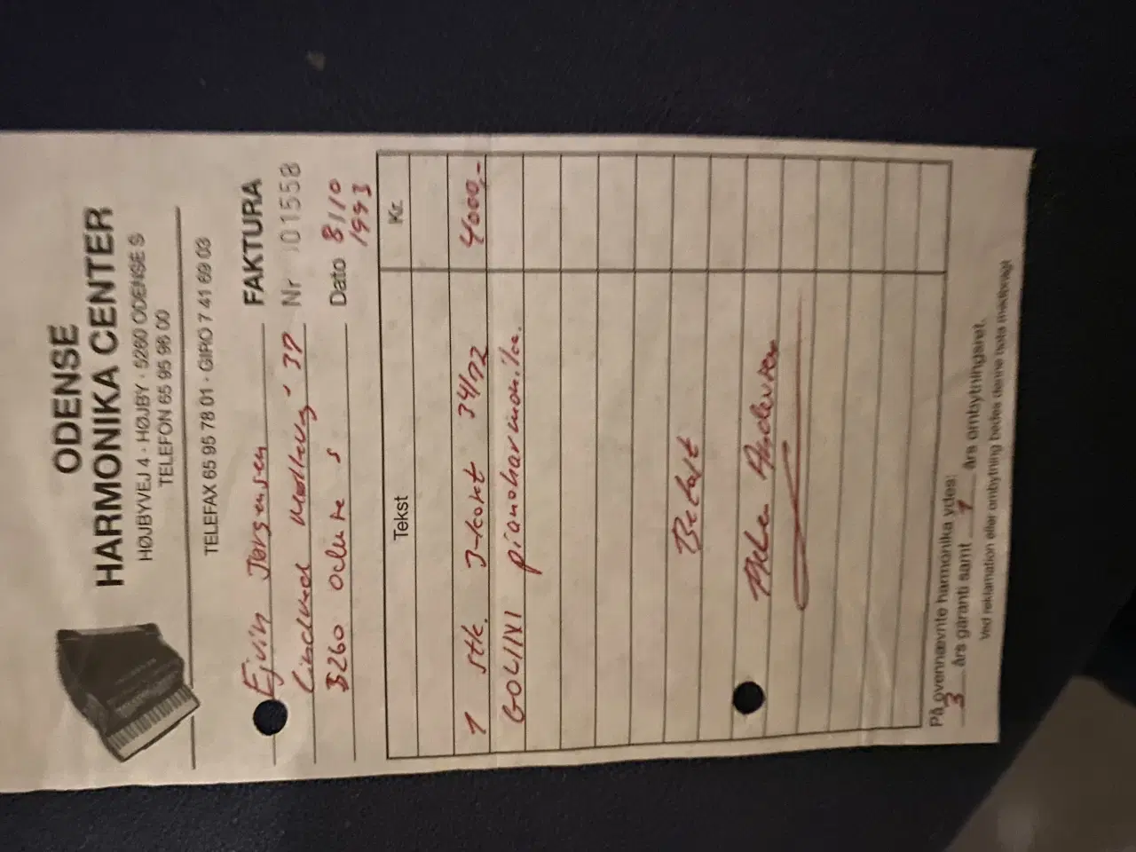 Billede 7 - Piano harmonika Golini