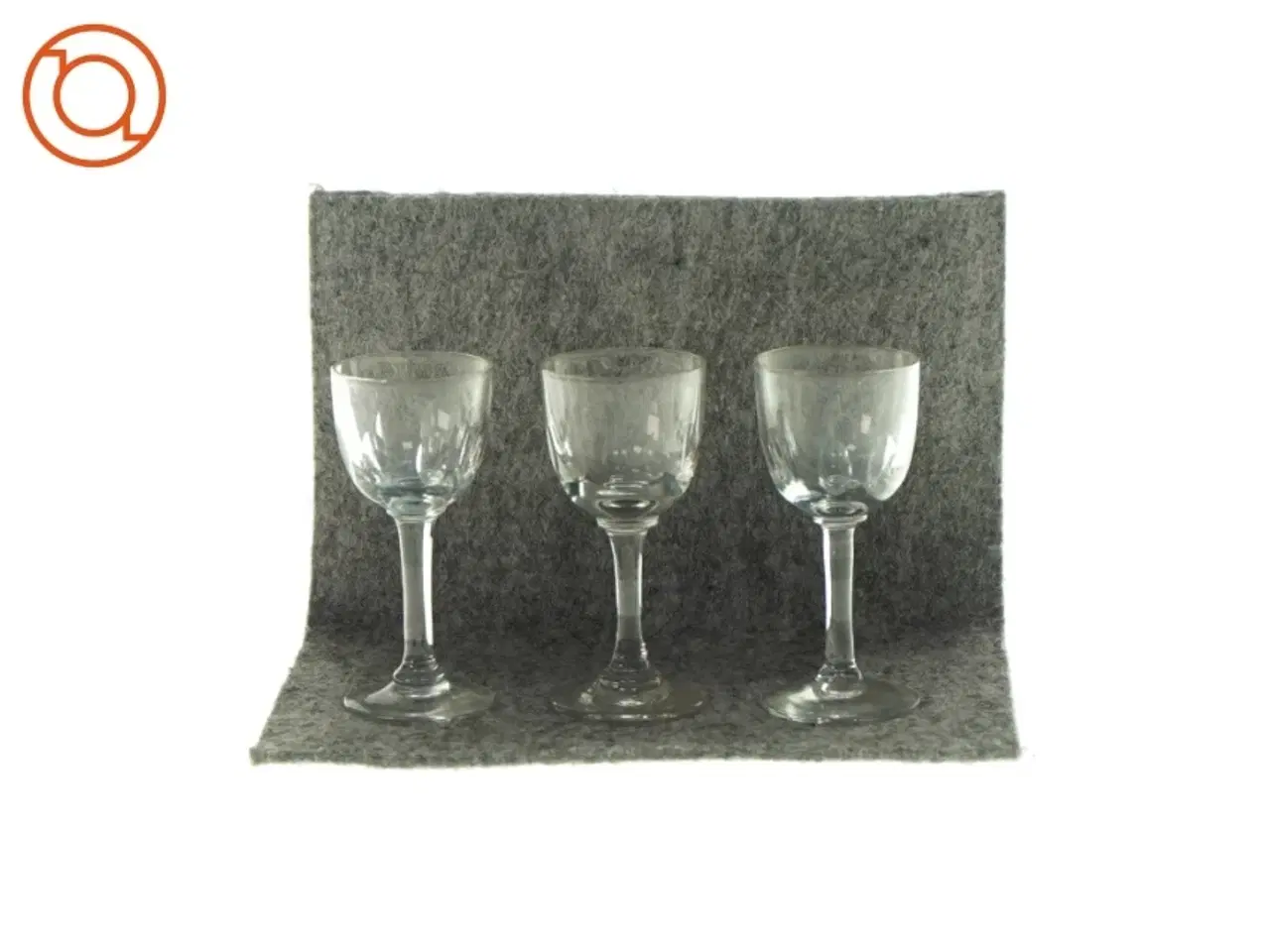 Billede 1 - Holmegaard snapseglas (str. Hø: 9 X 4 cm)