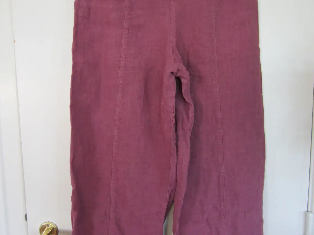 Billede 4 - Oska hør-bukser - sorte og rosa