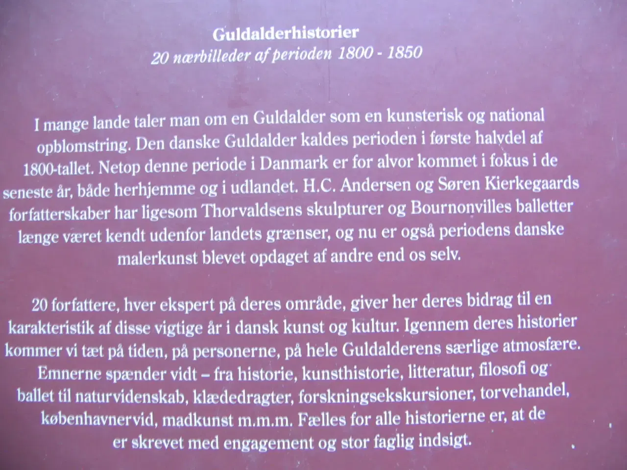 Billede 8 - Bente Scavenius (red.). Guldalderhistorier 